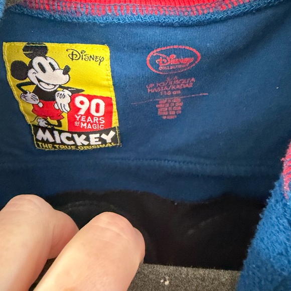 Disney Micky Mouse Varsity Jacket Youth Size 5/6 Adorable 90 Years of Magic - Picture 3 of 3